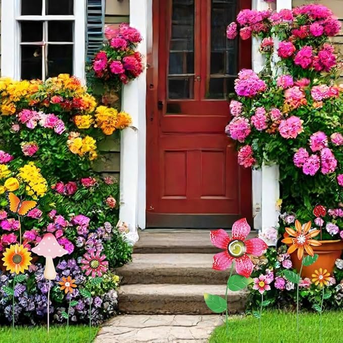 hogardeck Garden Decor for Outside, Yard Art Garden Decorations for Outdoor - Image 8