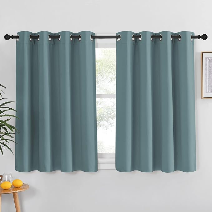 NICETOWN Greyish Blue Blackout Curtain by NICETOWN