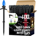 100 Pack Christmas Light Stakes 8.5"-10" by koneboss