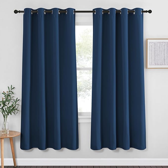 NICETOWN Blackout Curtain Drape 72 inch Long by NICETOWN