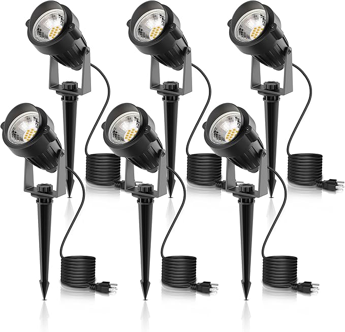 L LOHAS LED Outdoor Landscape Lighting, Auto On/Off 3000K Low Voltage Landscape by LLOHASLED