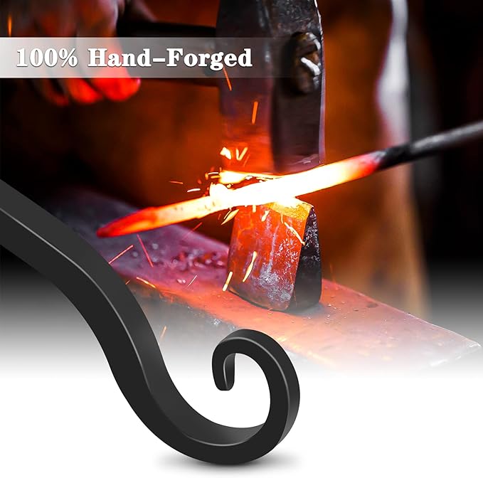 Gtongoko 2 Pack 10 Inch Metal Plant Hangers Wall Hooks - Image 5