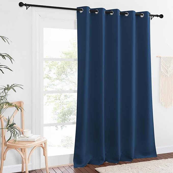 NICETOWN Sliding Door Window Treatment Blackout Patio Door Curtain Panels - Image 7