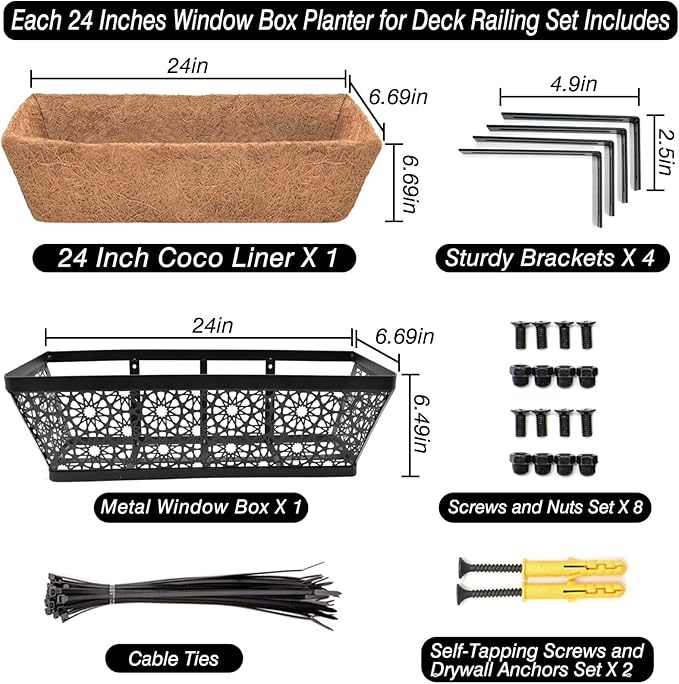 Halatool 24 Inch Window Box - Image 2