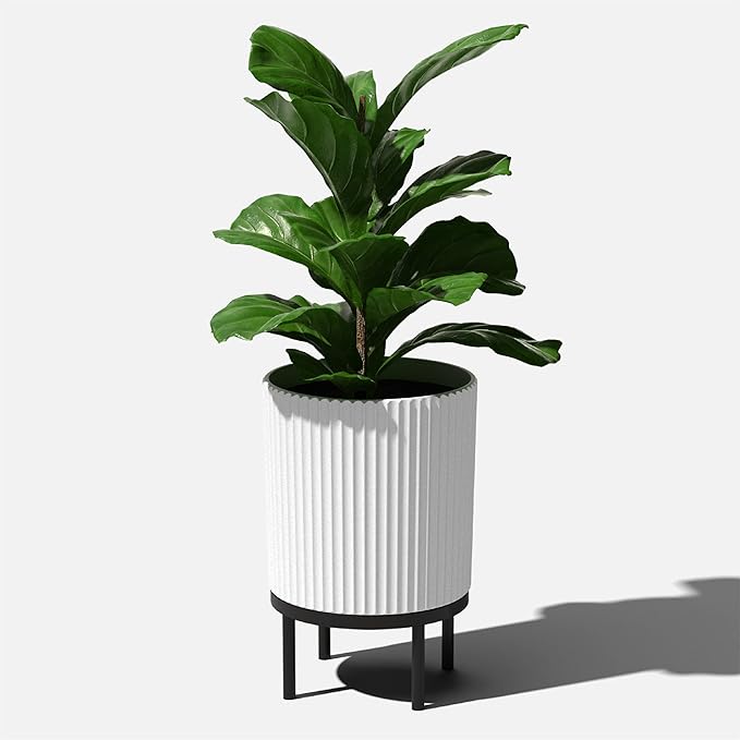 Veradek Demi Series Round Planter w/ Stand - Image 9