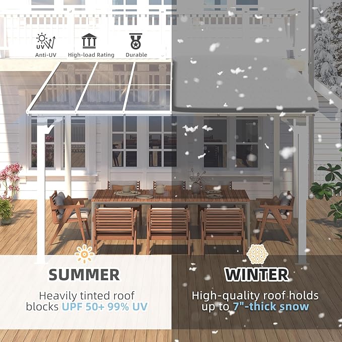 AECOJOY 12' x 10' Outdoor Gazebo Pergola - Image 2