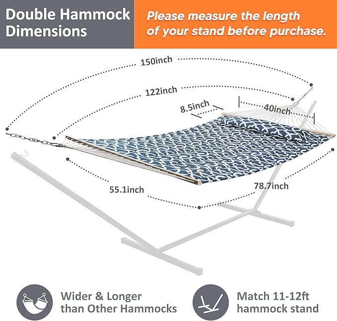 SUNCREAT Double Tree Hammock - Image 5