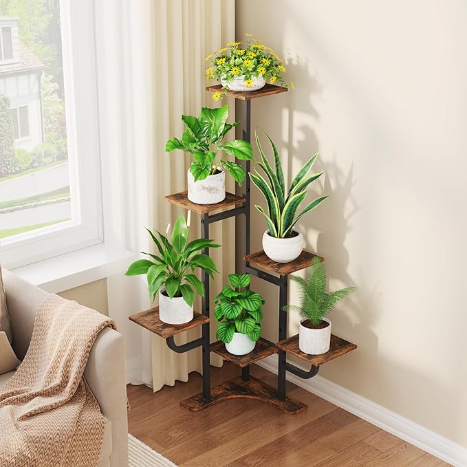 Corner Plant Stand with Grow Light - Image 7