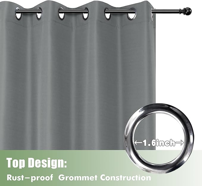 HolidayIdeas Waterproof Outdoor Curtains - Image 4