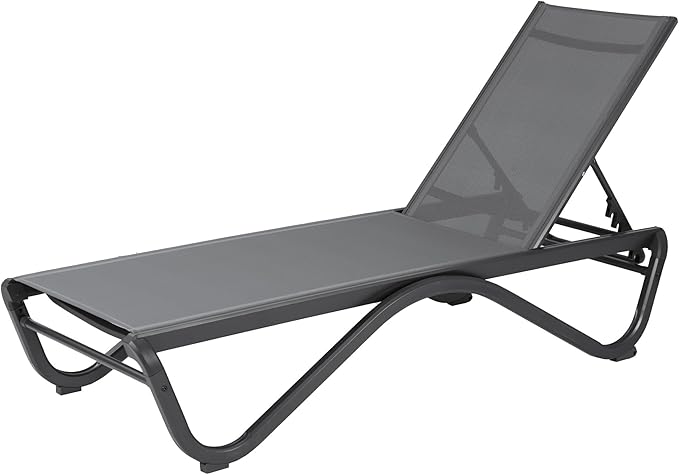 Kozyard Outdoor Chaise Lounge Chair, Full Flat Adjustable Patio Lounger - Image 9