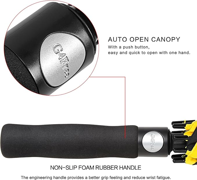 G4Free 47/54/62/68/72 Inch Automatic Open Golf Umbrella Oversize Extra Large - Image 8