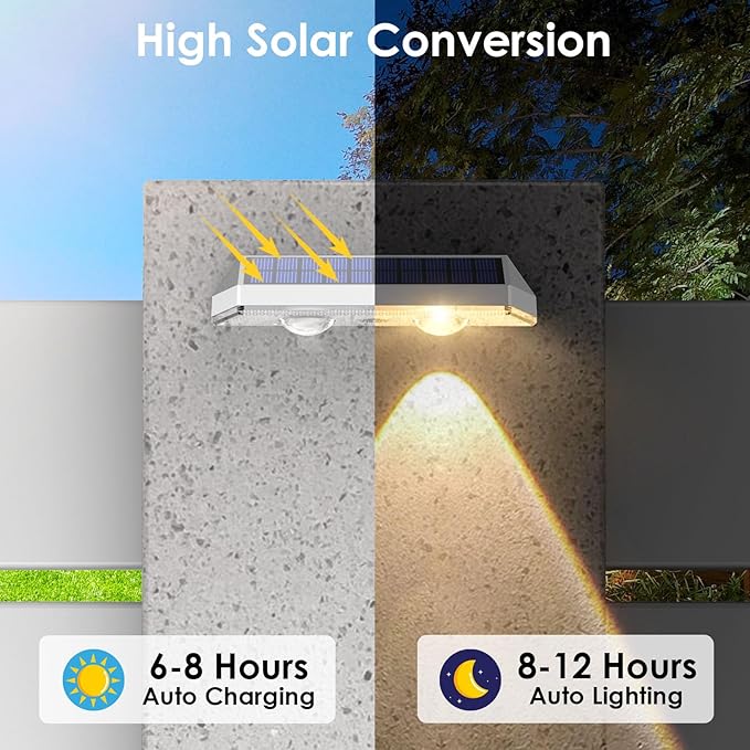 2 Pack Solar Fence Lights - Image 3