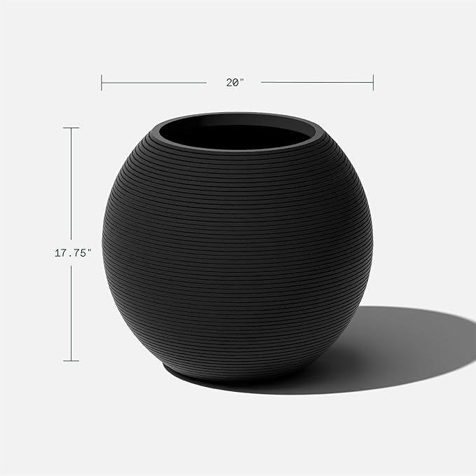 Veradek Strata Series Sphere Round Planter - Image 2