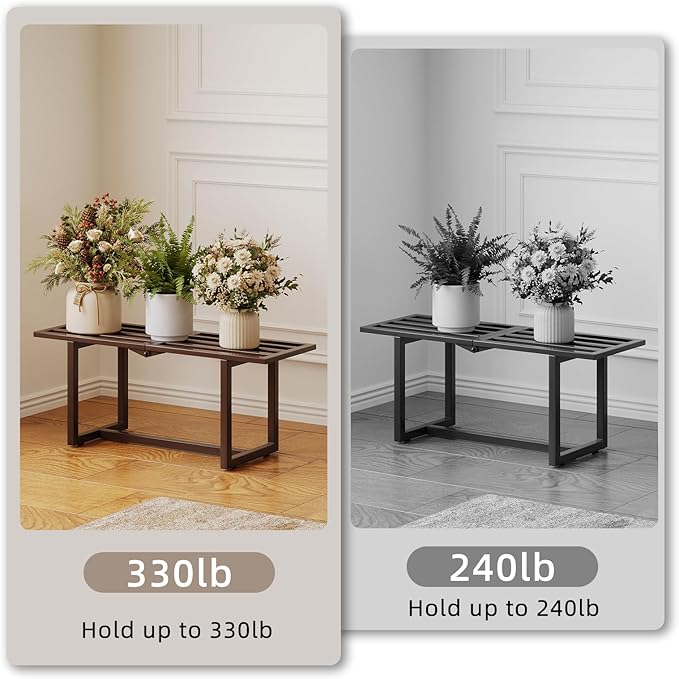 Modern Outdoor Plant Stand for Indoor Corner, Foldable Metal Plant Display - Image 7