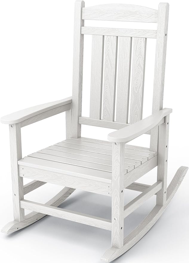KINGYES HDPE Rocking Chairs Outdoor, Patio Rocking Chairs by KINGYES