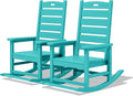 SERWALL Outdoor Rocking Chair Set of 2, Oversized Rocking Chair by SERWALL