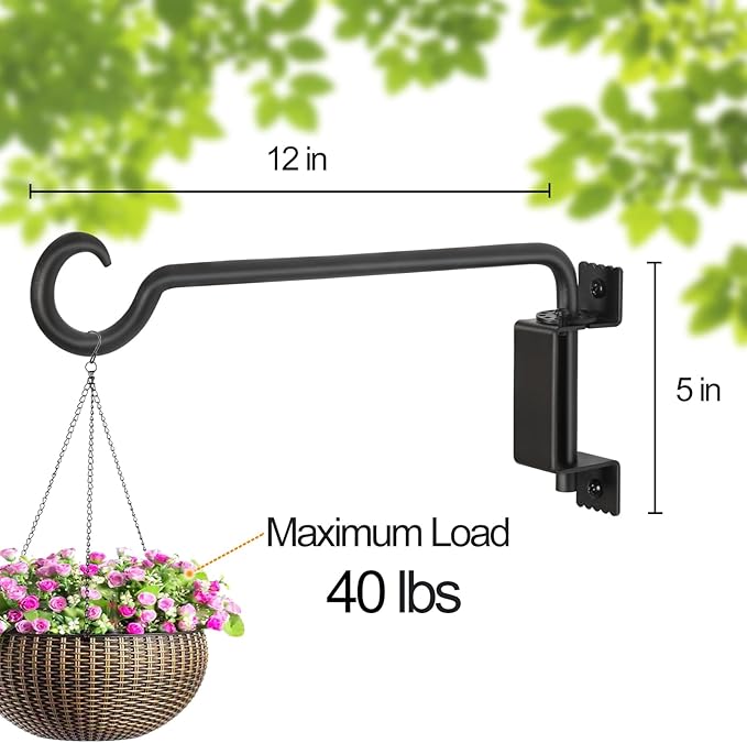 12 Inch Outdoor Hanging Brackets - Image 2