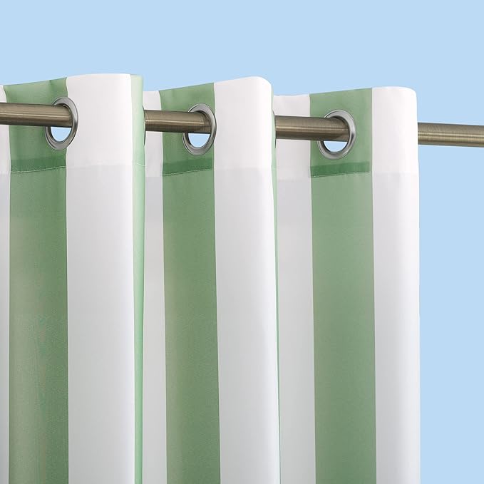 Sun Zero Valencia 2-Pack Cabana Stripe Indoor/Outdoor UV Protectant Energy - Image 2