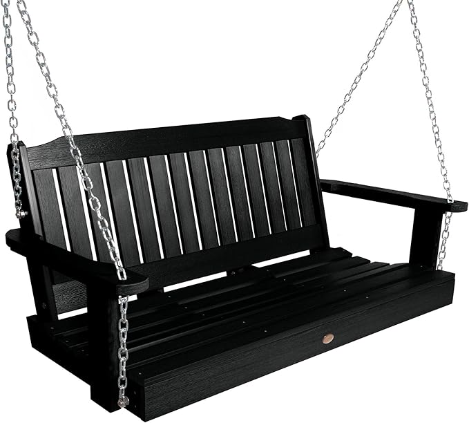 Highwood AD-PORL2-BKE Lehigh Porch Swing, 4 Feet by highwood