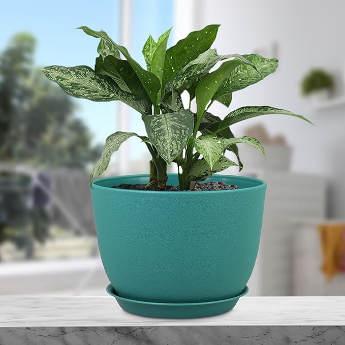 Plant Pots 12 inch, Plastic Planters - Image 5