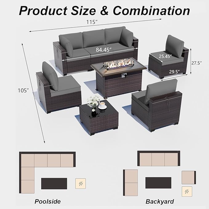 ALAULM Patio Furniture Set - Image 7