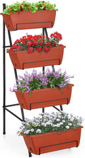 OYEAL Raised Garden Bed 4 Tier Vertical Garden Planter Indoor Outdoor Herb by OYEAL