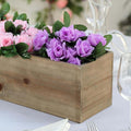 Efavormart 30"x6" Natural Wood Planter Box by efavormart