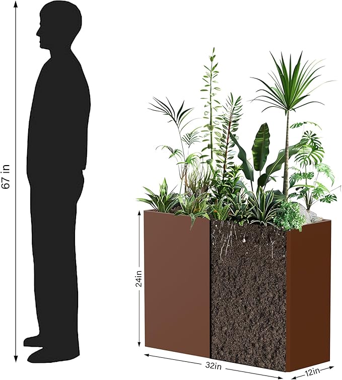 Galvanized Steel Planter Box - Image 3