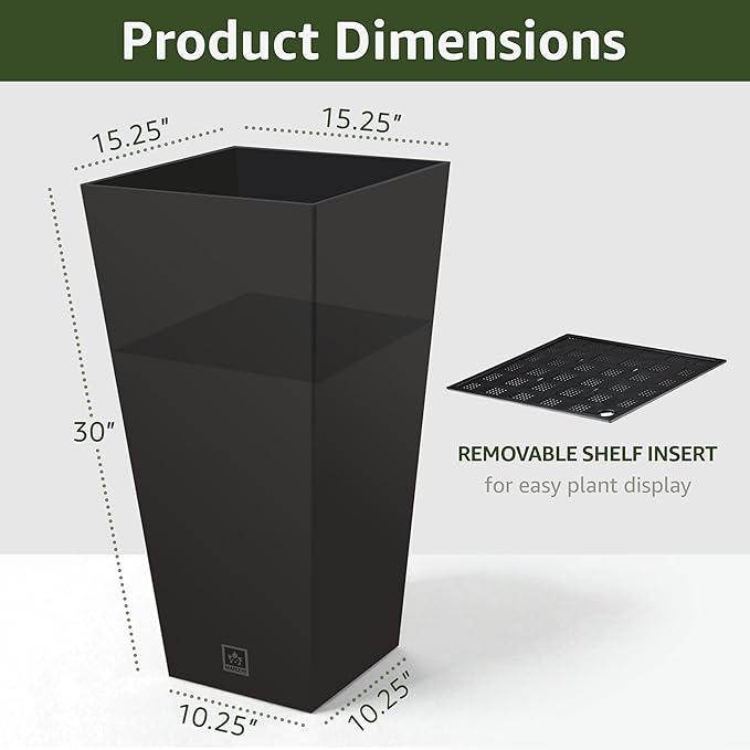 Outdoor Planter 30 Inch – Large Tall Planters - Image 3