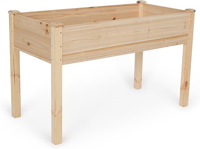 Backyard Expressions Wooden Raised Garden Bed | 48" x 24" x 30" Elevated - Image 2