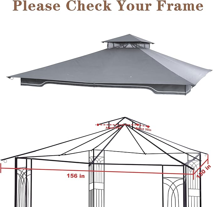 SCOCANOPY Replacement Gazebo Canopy - Image 4