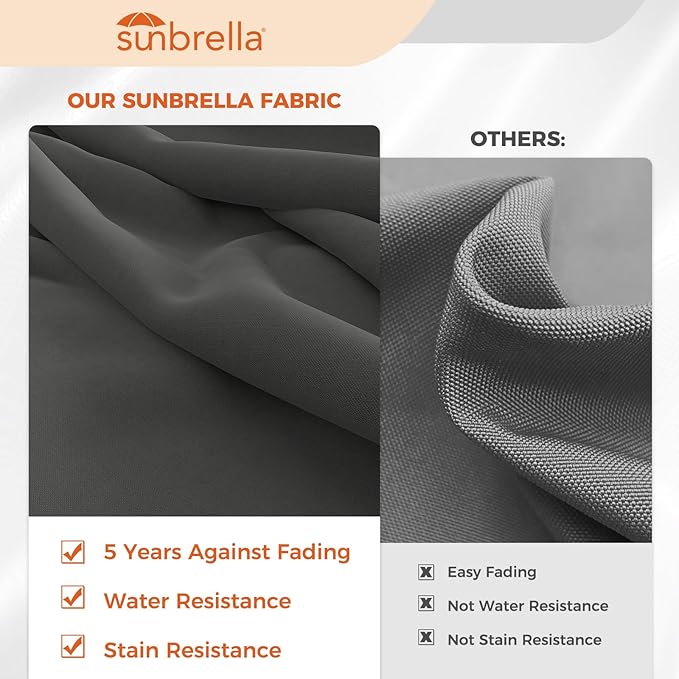Grand patio 12 FT Sunbrella Cantilever Umbrella - Image 2