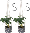 2 Pcs Hanging Planter Macrame Plant Hanger by Unknown