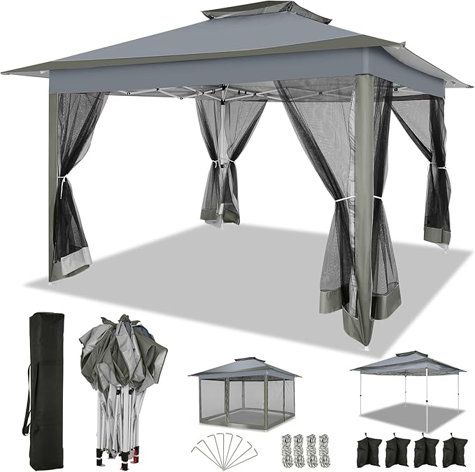 COBIZI 12x12 FT Pop up Gazebo on Clearance Outdoor pop up Canopy Tent, carpas by COBIZI