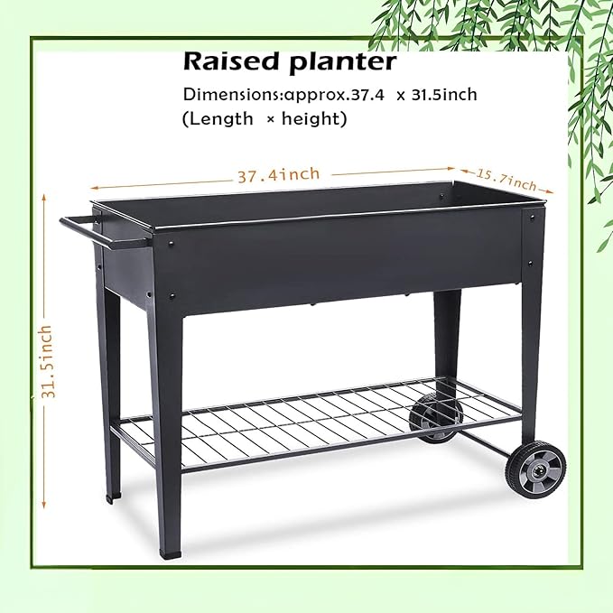 31.5" Tall Raised Garden Bed - Image 3