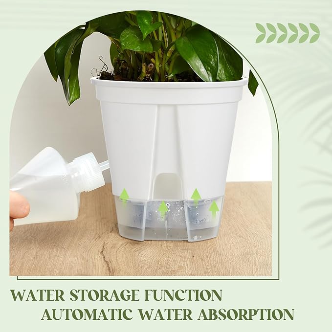 Self Watering Pots for Indoor Plants - Image 3