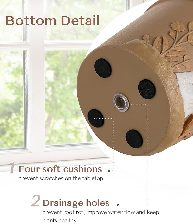 Gardening Gifts for Women: Hand-Painted 3D Art Planter for Plant Lover - Image 5