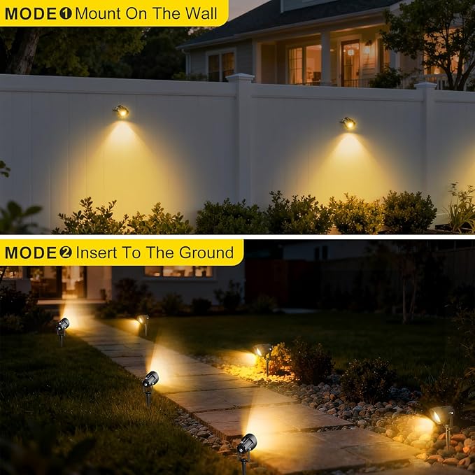 Landscape Spot Lights Outdoor, Dusk to Dawn Outdoor Lighting - Image 4