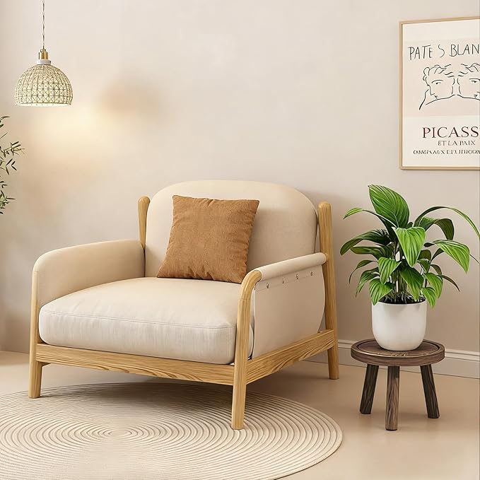 3 Pack Plant Stand Indoor Outdoor Mid-Century Modern Plant Stool Wooden Plant - Image 6