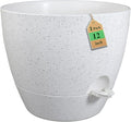 12 inch Large Self Watering Pots, Plant Pots by WSMKSZ
