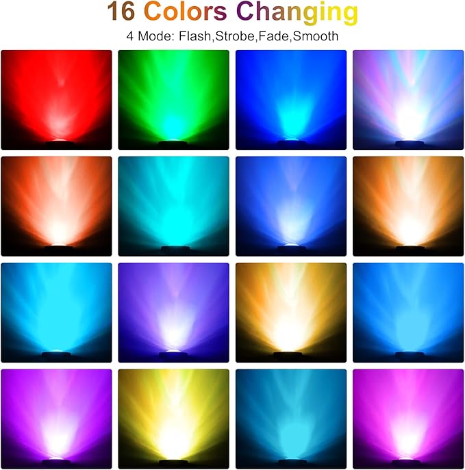 RGB Pond Lights with Timer, LED Underwater Submersible Colorful Landscape - Image 4