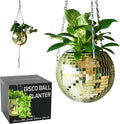SCANDINORDICA Disco Ball Planter – Value Package: Mirror Disco Planter by SCANDINORDICA