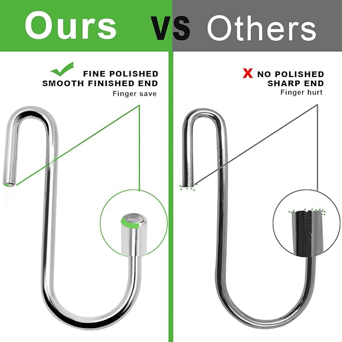 30 Pack 2.4 inches Heavy Duty S Hooks - Image 4