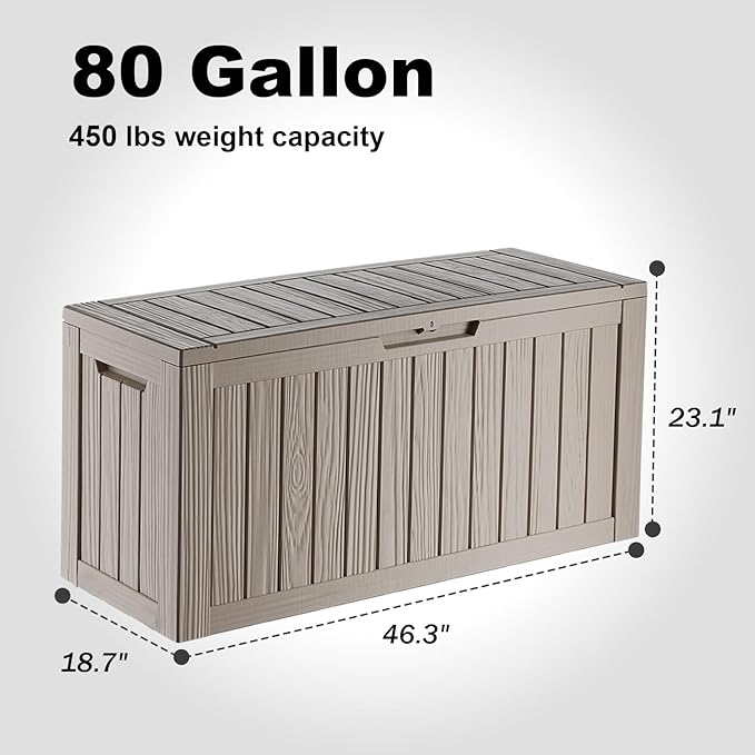 ROJIK Outdoor Storage Housing Deck Box - Image 2