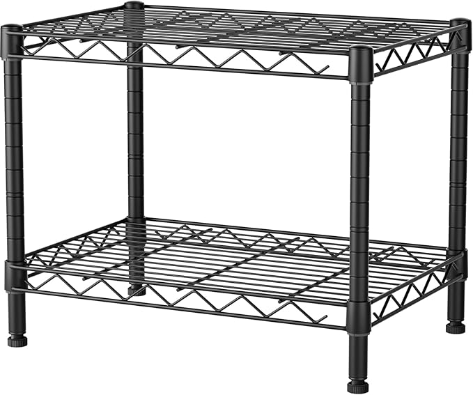 Xcity Storage Shelves, 2 Tier Heavy Duty Metal Shelving Unit by Unknown