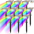 Solar Spot Lights Outdoor Color Changing, IP65 Garden Lights Solar Powered by LEREKAM