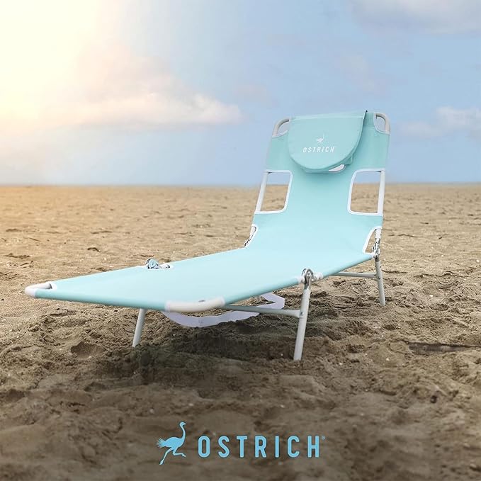 Ostrich 72 by 22 Inch Versatile Chaise Lounge Portable Reclining Lounger - Image 7