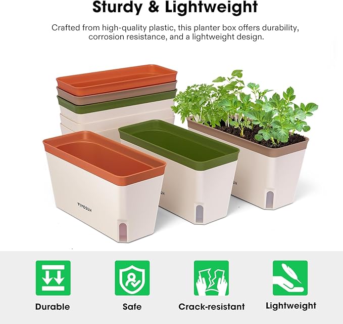 VIVOSUN Self-Watering Planters, Plant Container - Image 4