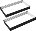 8x4x1ft Raised Garden Beds Outdoor Kit, No Support Rod, Metal Raised Garden Beds by kingddeergardenbed