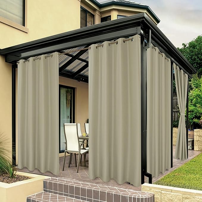 BONZER Waterproof Outdoor Curtains by Bonzer